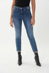 Joseph Ribkoff-Cropped Jeans With Rolled Hem