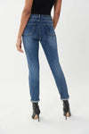 Joseph Ribkoff-Cropped Jeans With Rolled Hem