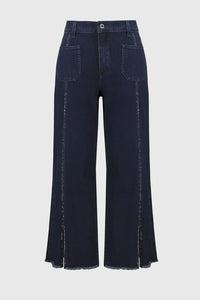 Joseph Ribkoff - Culotte Jeans with Embellished Front