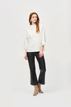 Joseph Ribkoff -Sweater Knit Mock Neck Boxy Top