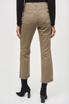 Joseph Ribkoff -Denim Straight Pants With Frayed Hem