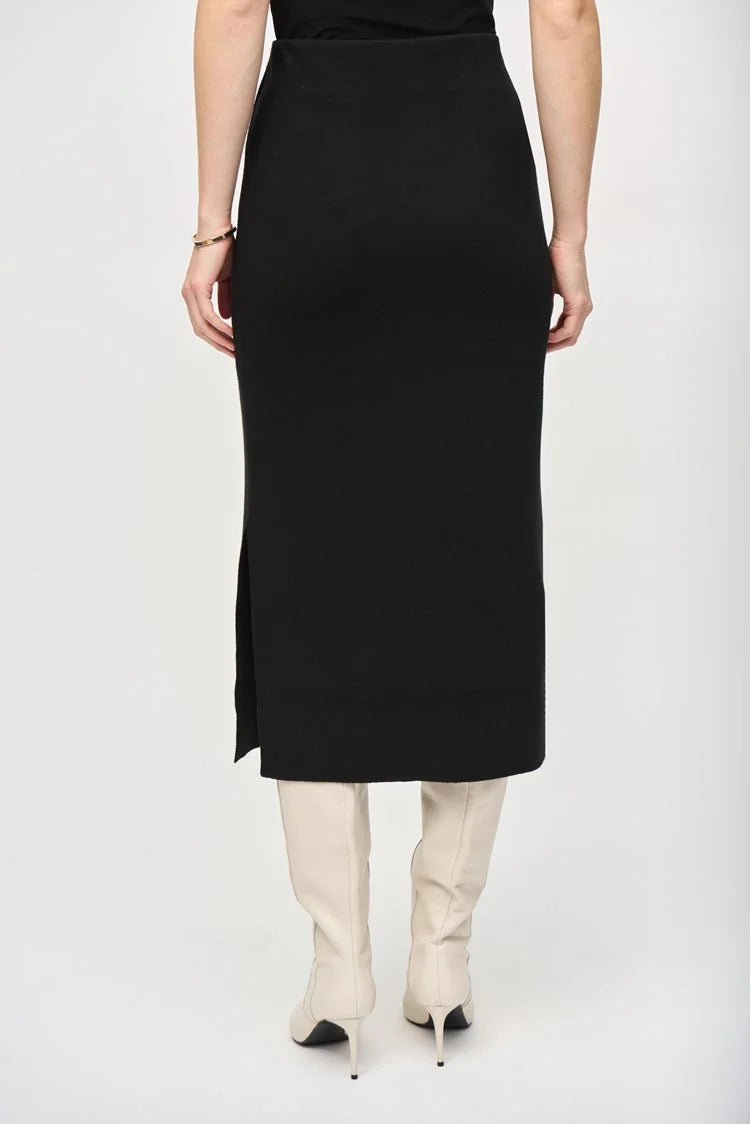 Joseph Ribkoff- Sweater Knit Midi Skirt