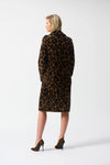 Joseph Ribkoff -Jacquard Sweater Animal Print Coat