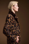 Joseph Ribkoff -Jacquard Sweater Animal Print Coat