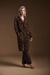 Joseph Ribkoff -Jacquard Sweater Animal Print Coat