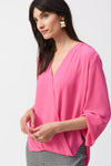 Joseph Ribkoff- Georgette Boxy Wrap Top