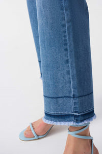 Joseph Ribkoff- Flare Crop Stretch Jeans