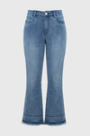 Joseph Ribkoff- Flare Crop Stretch Jeans