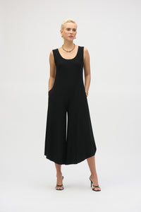 Joseph Ribkoff- Silky Knit Wide Leg Sleeveless Jumpsuit