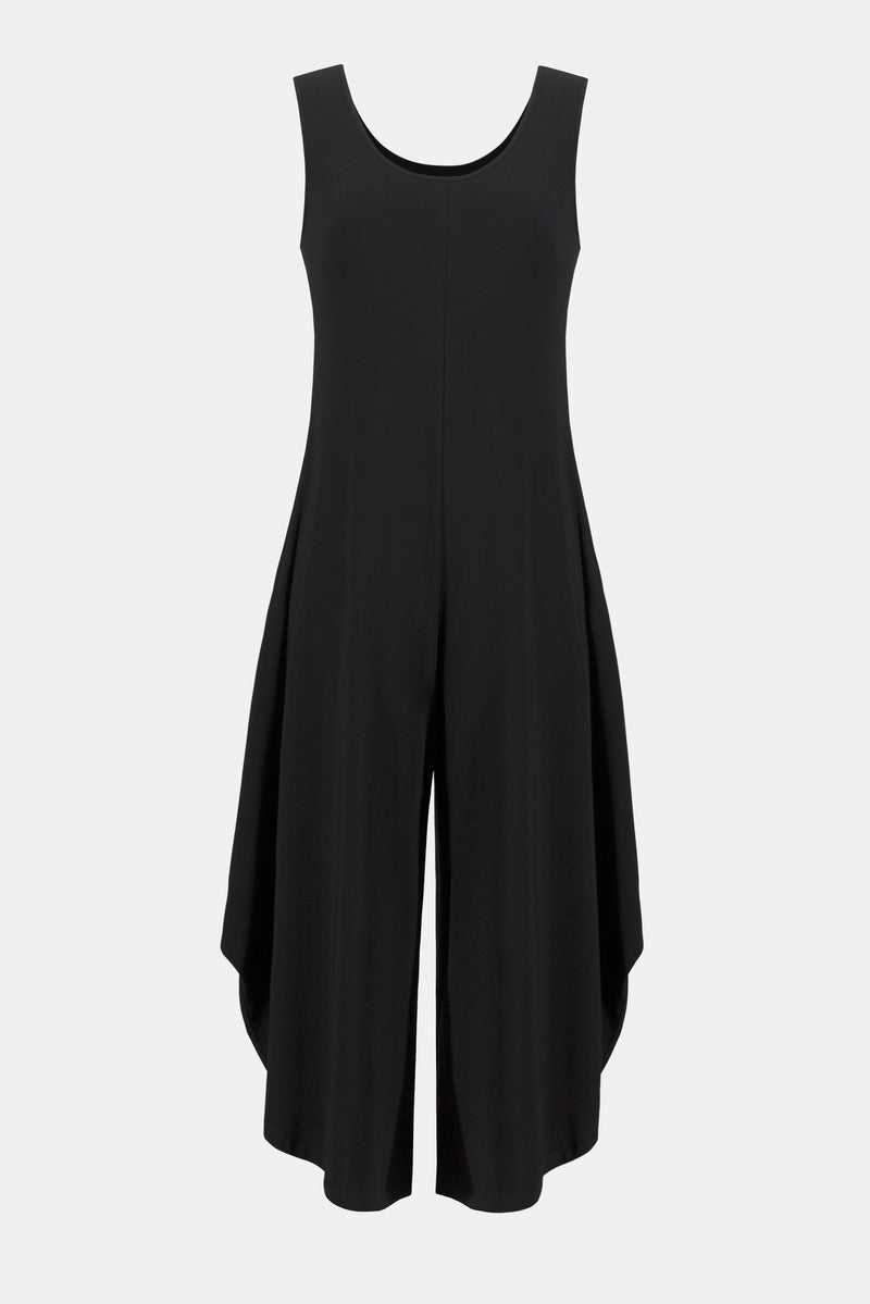 Joseph Ribkoff- Silky Knit Wide Leg Sleeveless Jumpsuit