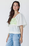 DEX- Flutter Crochet Top