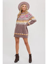 Janie Fair Isle Sweater Dress