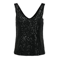 Only Ana V-Neck Sequin Tank