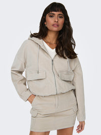 Only Kenzie Corduroy Hooded Jacket