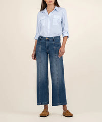 KUT- Meg High Rise Wide Leg