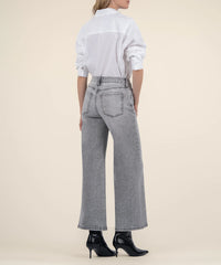 KUT- Meg High Rise Wide Leg - Stride Grey