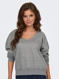 Only Lari Cutout Back Sweater