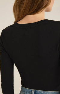 Z Supply - Sirena Rib Long Sleeve Tee