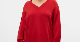 Vero Moda Gold V-Neck Pullover Sweater