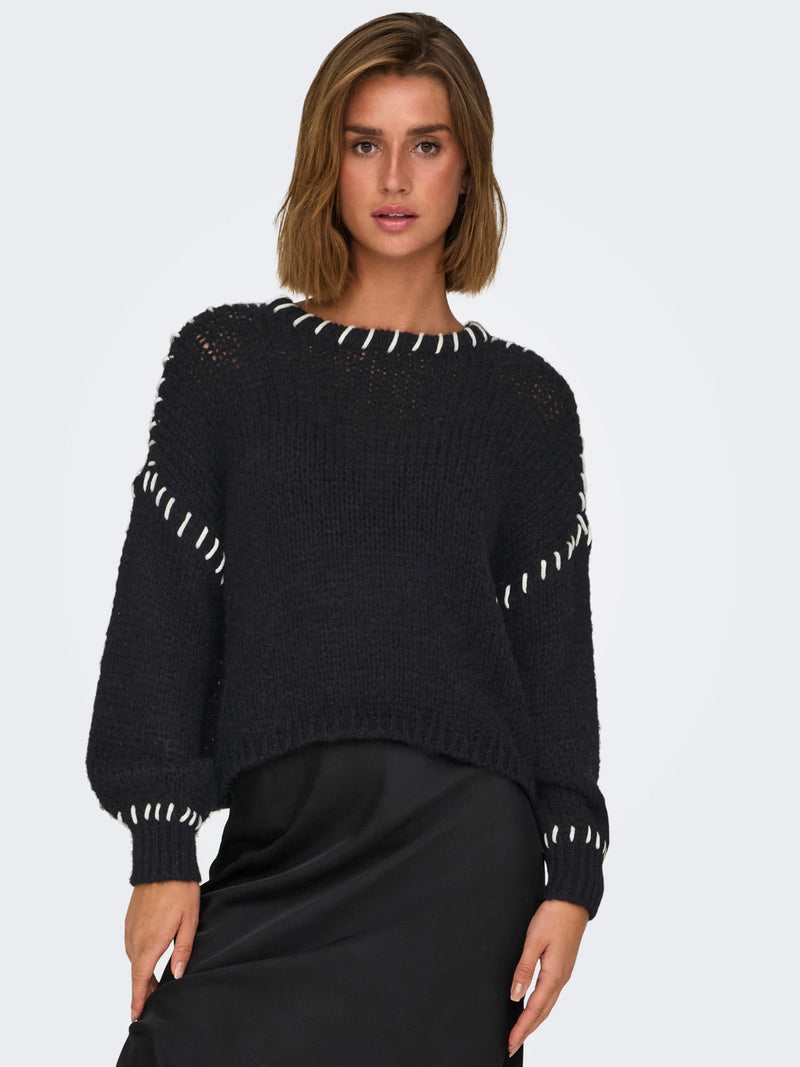 Only Denise O-Neck Knit Sweater