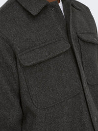 Only Sons- Ash Woolen Jacket