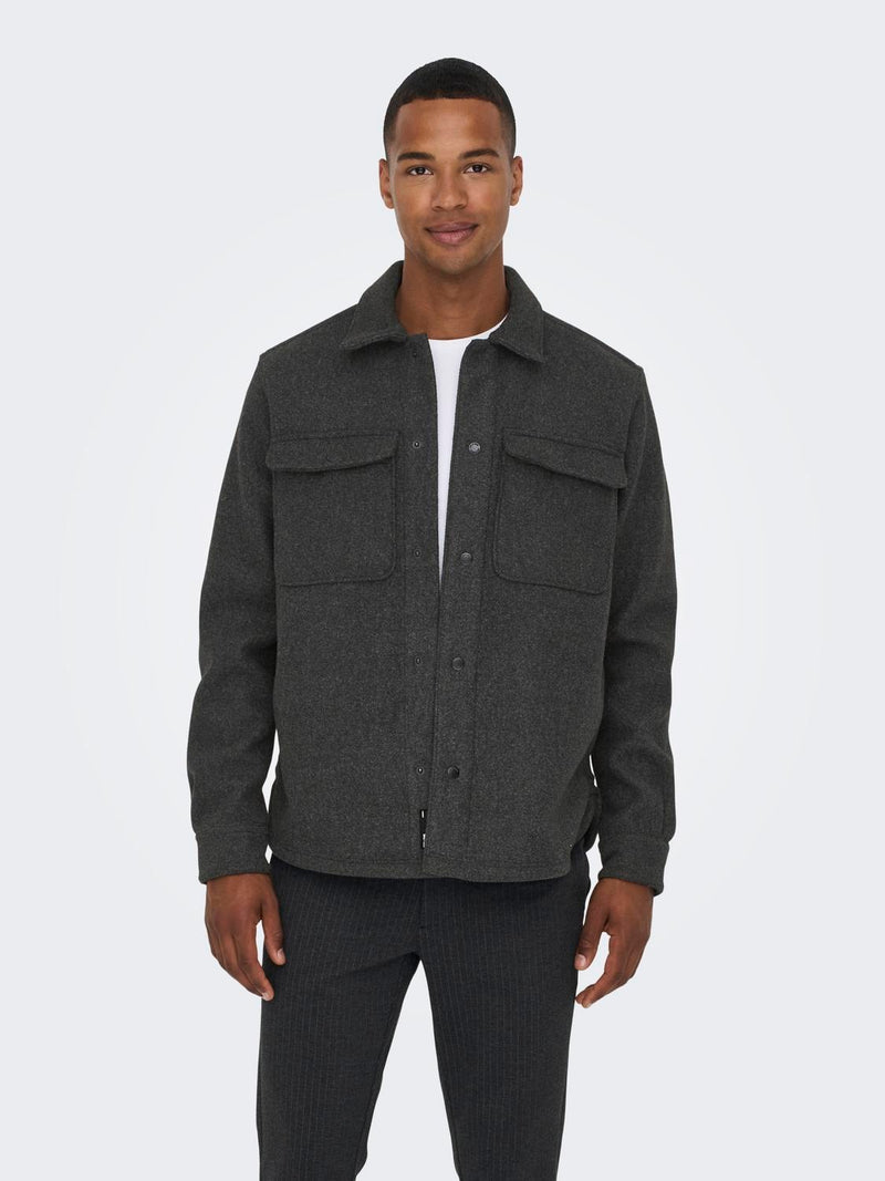 Only Sons- Ash Woolen Jacket