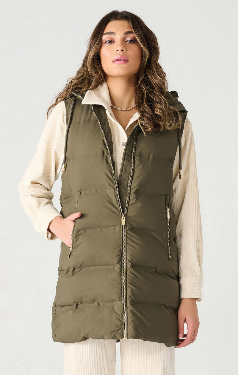 DEX- Hooded Puffer Vest