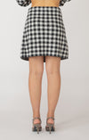 DEX- Mini Check Sweater Skirt