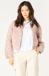 DEX- Floral Quilted Bomber Jacket