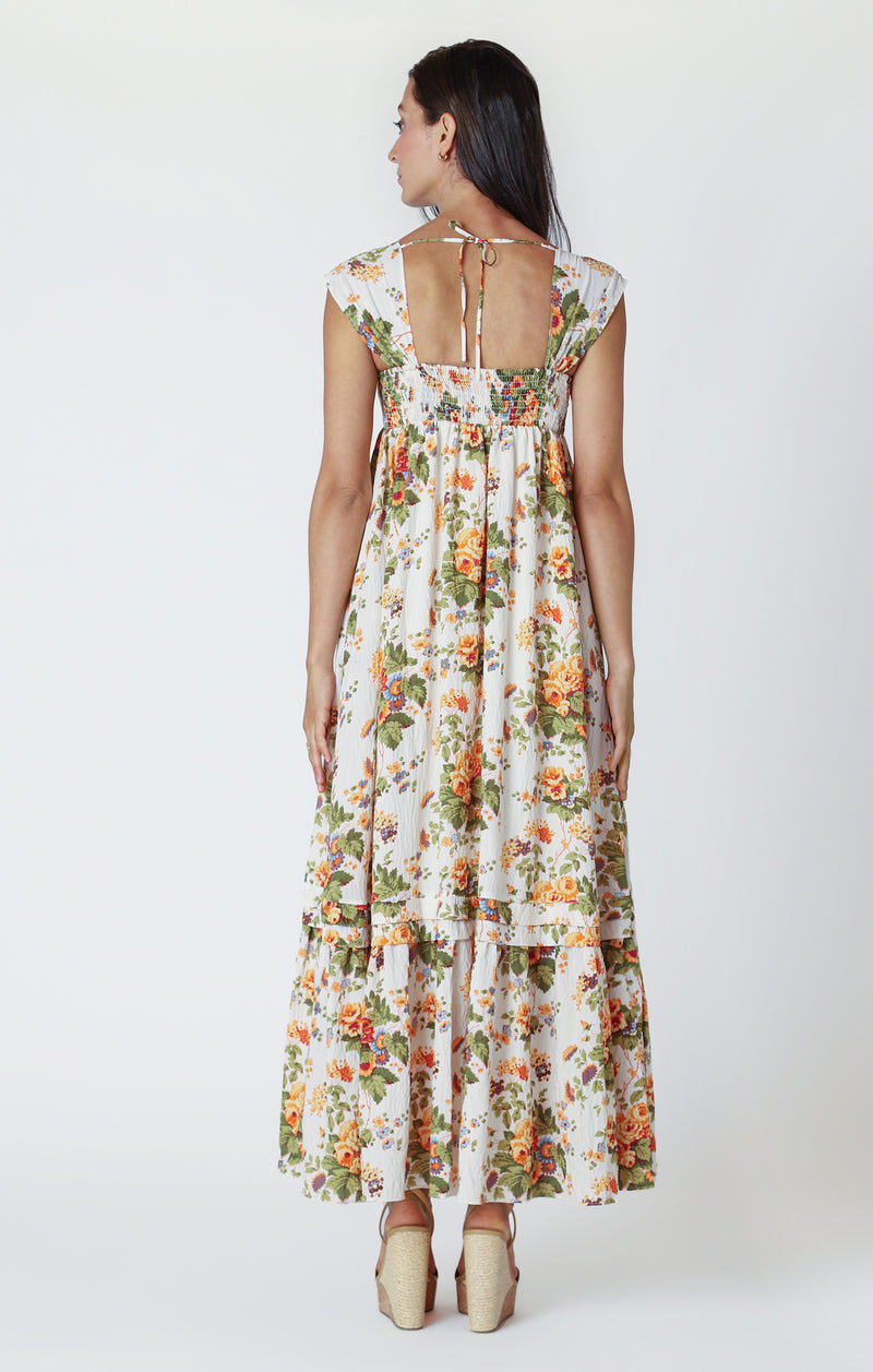 DEX- Multi Floral Maxi Dress