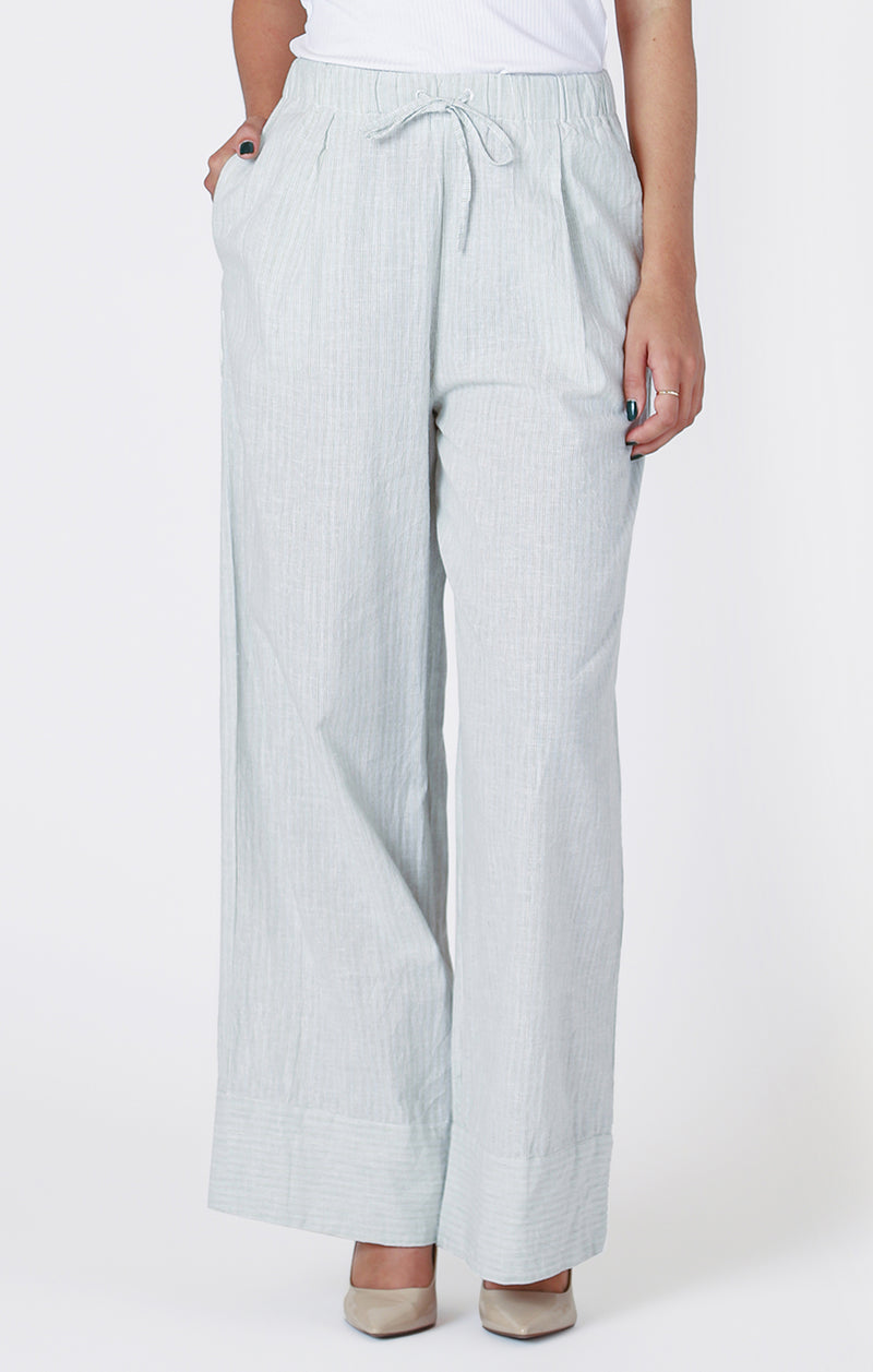 DEX- Wide Leg Stripe Pant