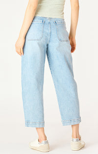 DEX- High Rise Straight Leg Ankle Jean