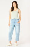 DEX- High Rise Straight Leg Ankle Jean