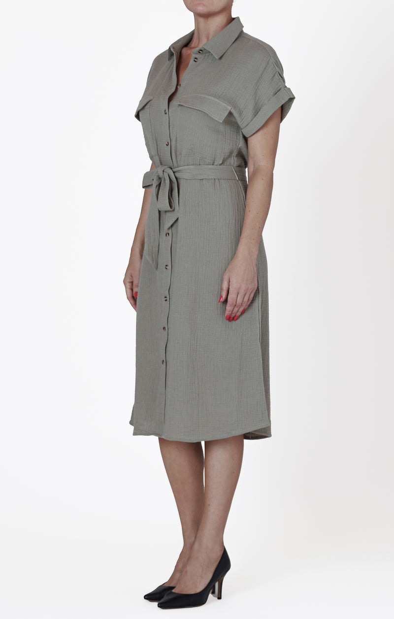 DEX- Utility Shirt Dress