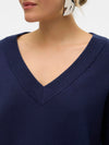 Vero Moda Gold V-Neck Pullover Sweater