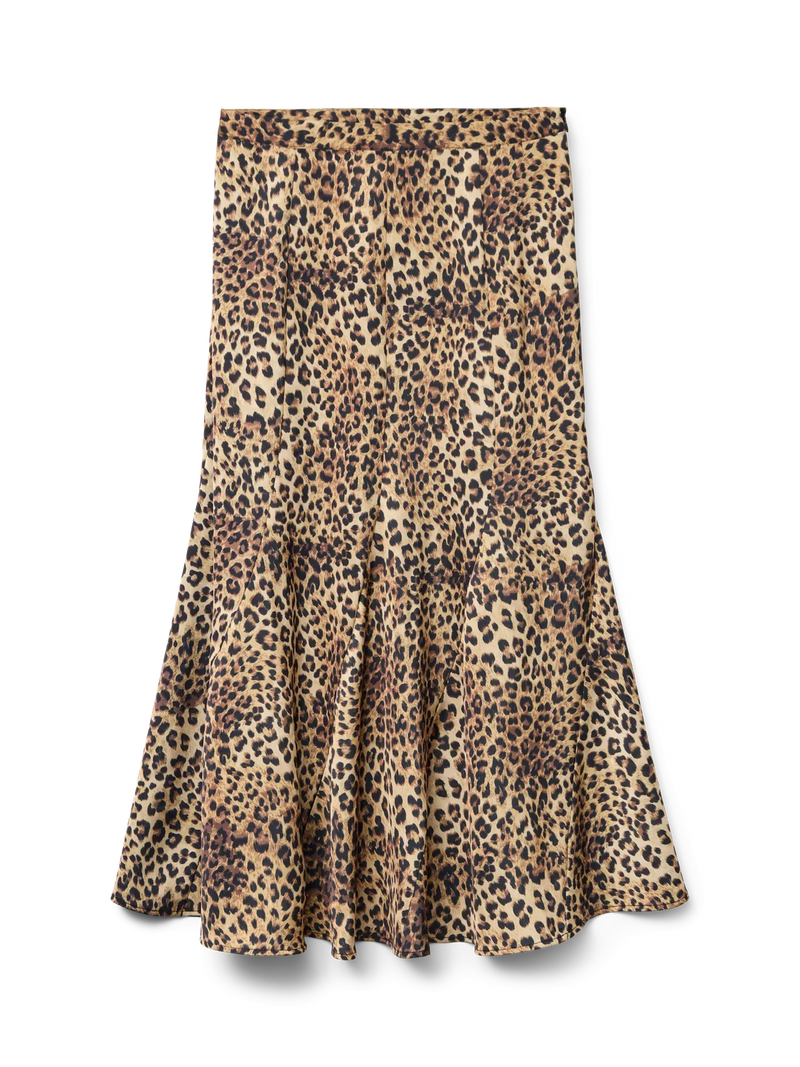 Vero Moda Waki Leopard Maxi Skirt